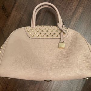 NEW Michael Kors Bowling Satchel Leather